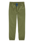 Kid Pull-On Poplin Pants, image 1 of 5 slides