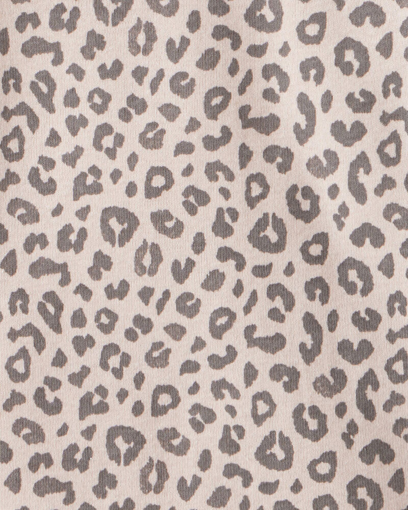Baby Girl 4-Pack Leopard Print Cotton Long-Sleeve Multipack Bodysuits - Red/White, image 2 of 6 slides