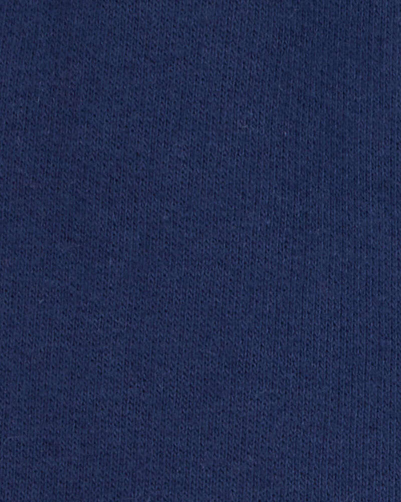 Baby Boy Pull-On French Terry Shorts - Navy, image 3 of 4 slides