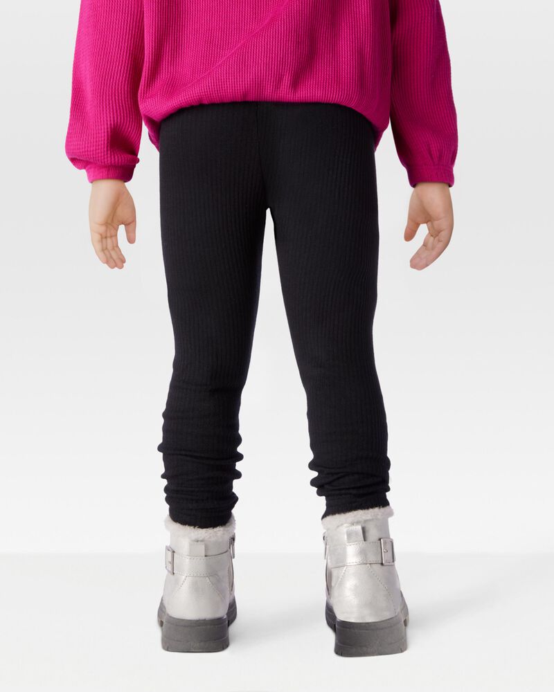 Toddler Cozy Ribbed Leggings, image 2 of 7 slides