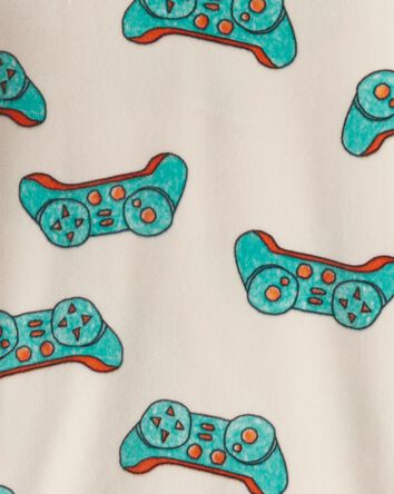 Boys Gamer DreamPlush Snug Fit 2-Piece Pajamas - Beige, 