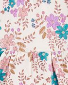 Baby 2-Piece Floral Peplum Bodysuit Pant Set, image 2 of 3 slides