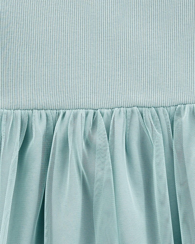 Baby Tutu Long-Sleeve Jersey Dress, image 3 of 4 slides