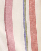 Kid 2-Piece Striped Linen Top & Linen Shorts Set
, image 2 of 5 slides