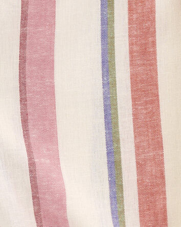 Kid Striped Linen Top, 