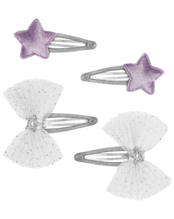 4-Pack Hair Clips, 