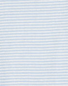 Baby 4-Piece Airplane Print Outfit Set - Blue, image 4 of 5 slides