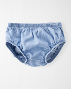 Baby Organic Cotton Chambray Dress , image 3 of 6 slides