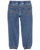 Baby Pull-On Knit Denim Pants, image 2 of 4 slides