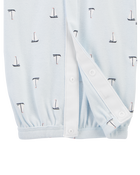 Baby Preemie Sailboat Sleeper Gown, image 4 of 5 slides
