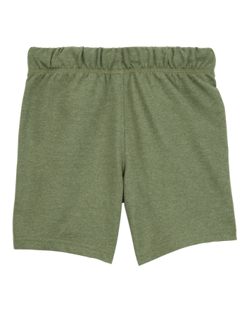 Boys Pull-On French Terry Shorts - Green, 