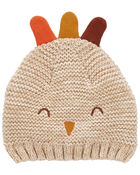 Baby Crochet Thanksgiving Turkey Cap, image 1 of 2 slides