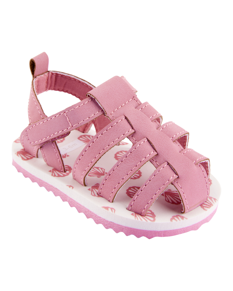 Baby Fisherman Sandals - Pink, image 1 of 7 slides