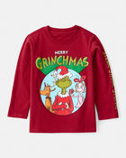 Toddler Boy Dr. Seuss™ The Grinch Long-Sleeve Graphic Tee - Red, image 1 of 4 slides