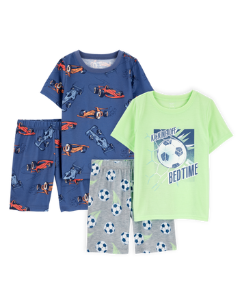 Kid 4-Piece Loose Fit Pajamas, 