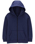 Kid Zip-Up Fleece Hoodie, image 1 of 4 slides