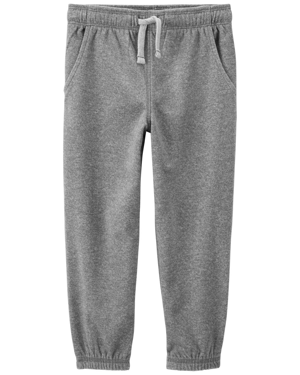 Grey Toddler PullOn Fleece Joggers