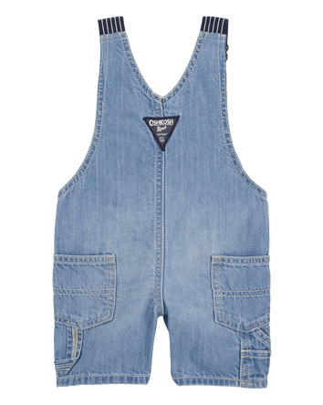 Baby Denim Shortalls - Blue, 