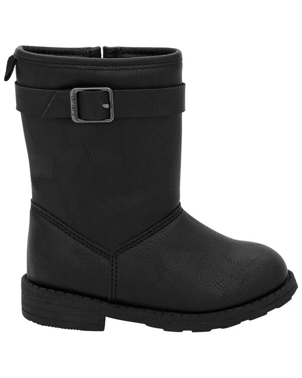 Black Kid Riding Boots