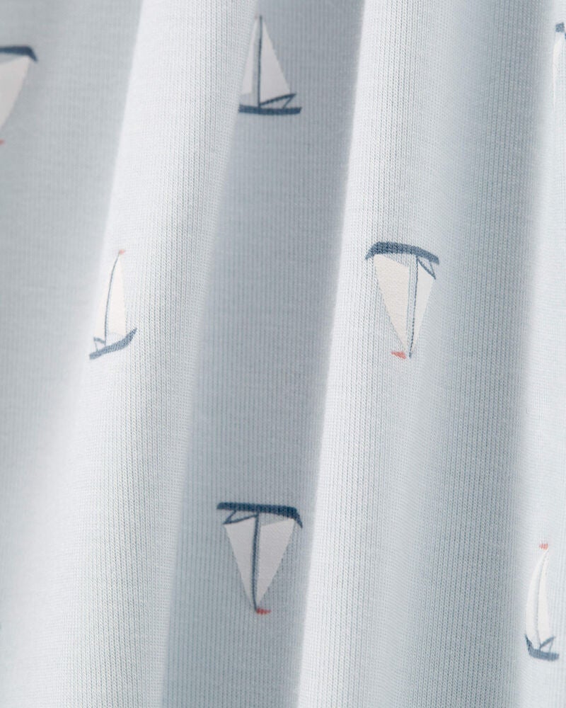 Baby 1-Piece Sailboat PurelySoft Footie Pajamas, image 2 of 5 slides