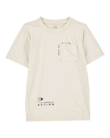 Kid Solid Short-Sleeve Tee - Ivory, 