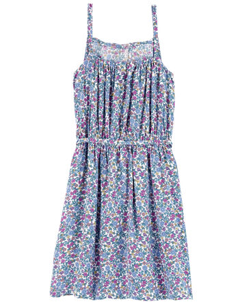 Kid Floral Print Sundress Made With LENZING™ ECOVERO™ , 