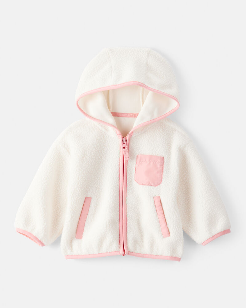 Baby Sherpa Zip-Up Jacket, image 1 of 3 slides