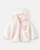 Baby Sherpa Zip-Up Jacket, image 1 of 3 slides