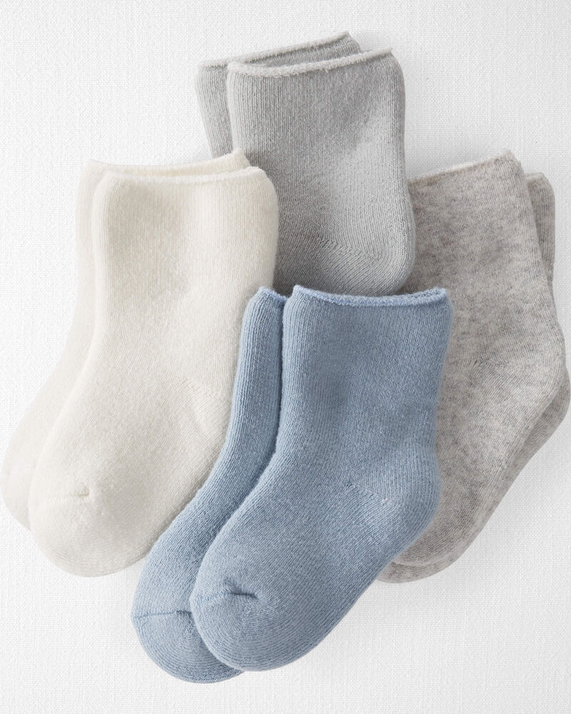 Baby 4-Pack No Slip Socks, image 1 of 4 slides