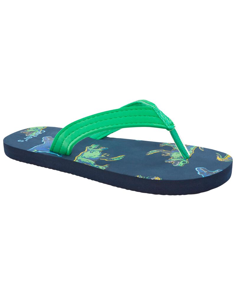 Dinosaur Flip Flops, image 2 of 6 slides