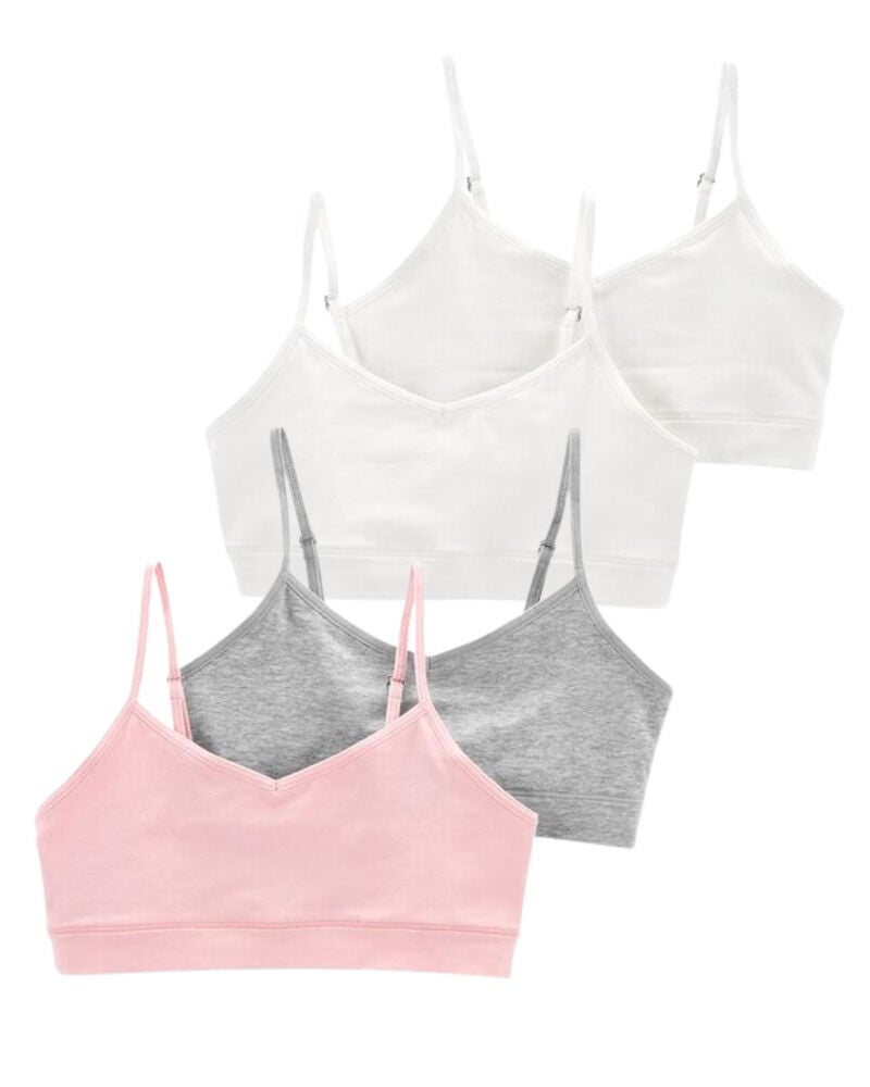 Kid 4-Pack Bralettes, image 1 of 1 slides