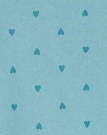 Kid Heart Long-Sleeve Peplum Jersey Tee, 