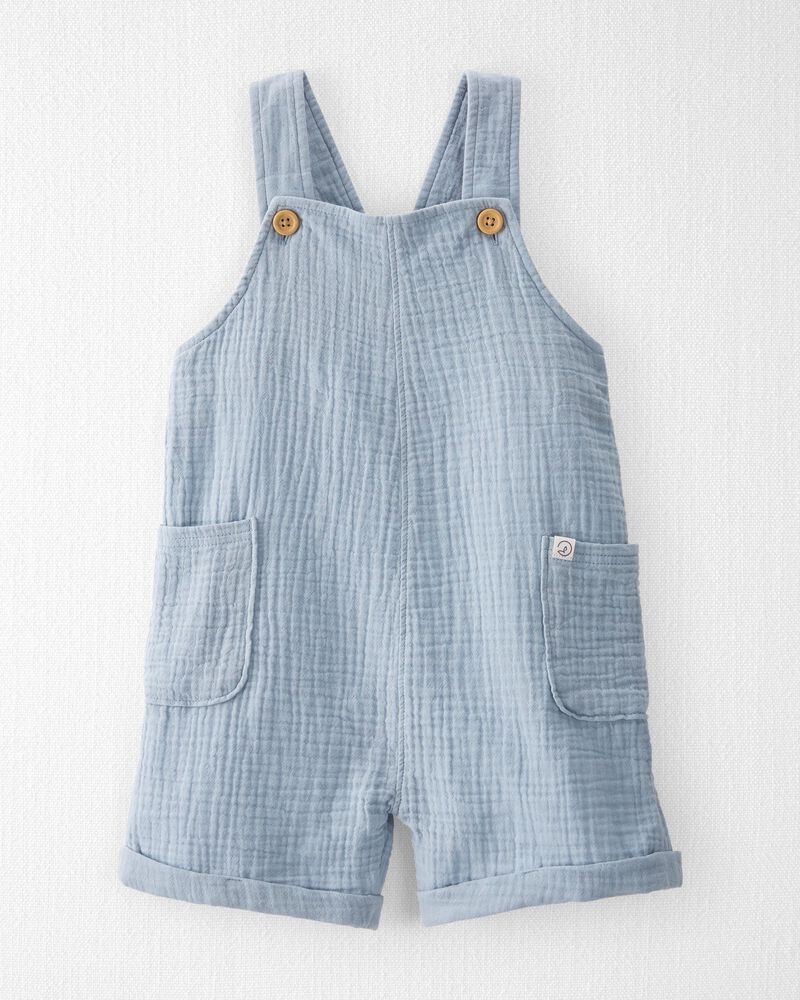 Toddler Organic Cotton Gauze Shortall, image 1 of 5 slides