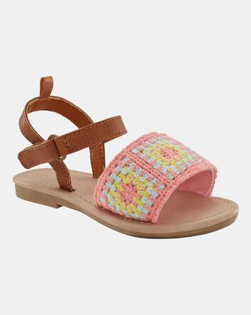 Toddler Crochet Sandals, 