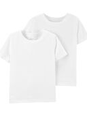 White - 2-Pack Cotton Undershirts