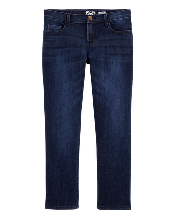 Kid Dark Wash Plus-Fit Skinny-Leg Jeans , 