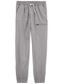 Grey - Kid Active Stretch Joggers