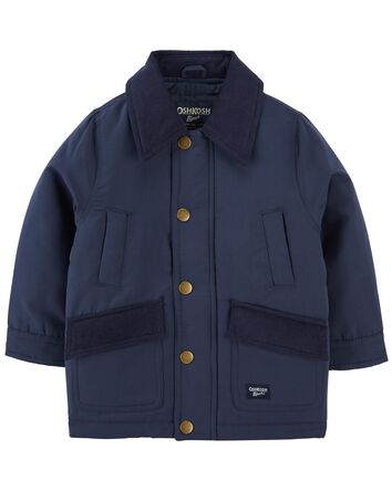 Toddler Midweight Button-Front Parka, 
