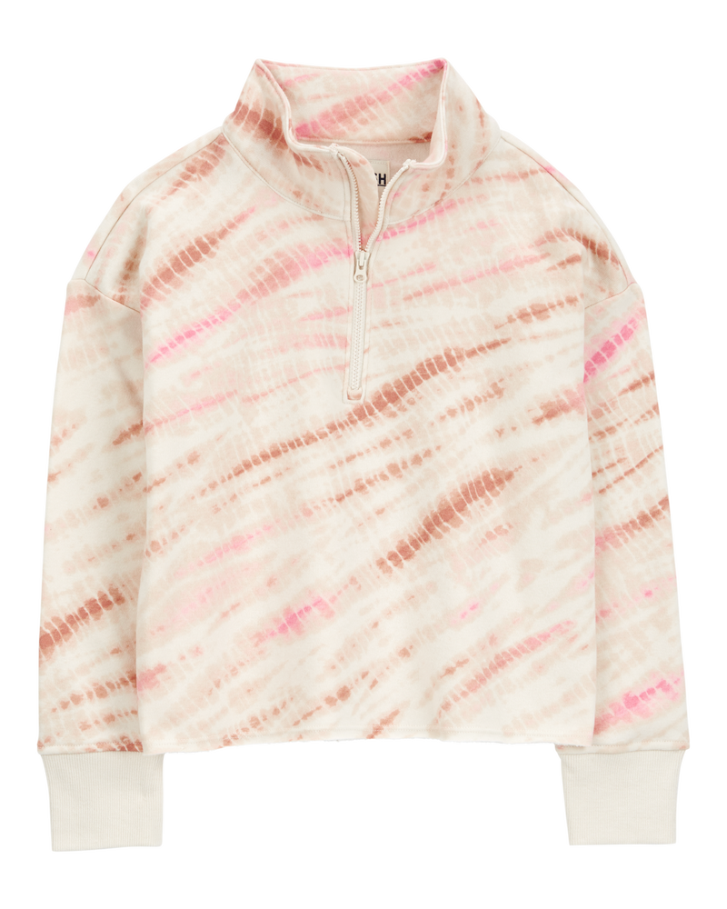 Kid 2-Piece Tie Dye Fleece Pullover & Pants Set, image 2 of 6 slides