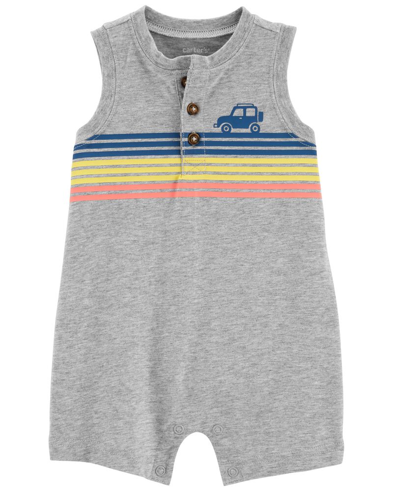 Henley Romper, image 1 of 3 slides