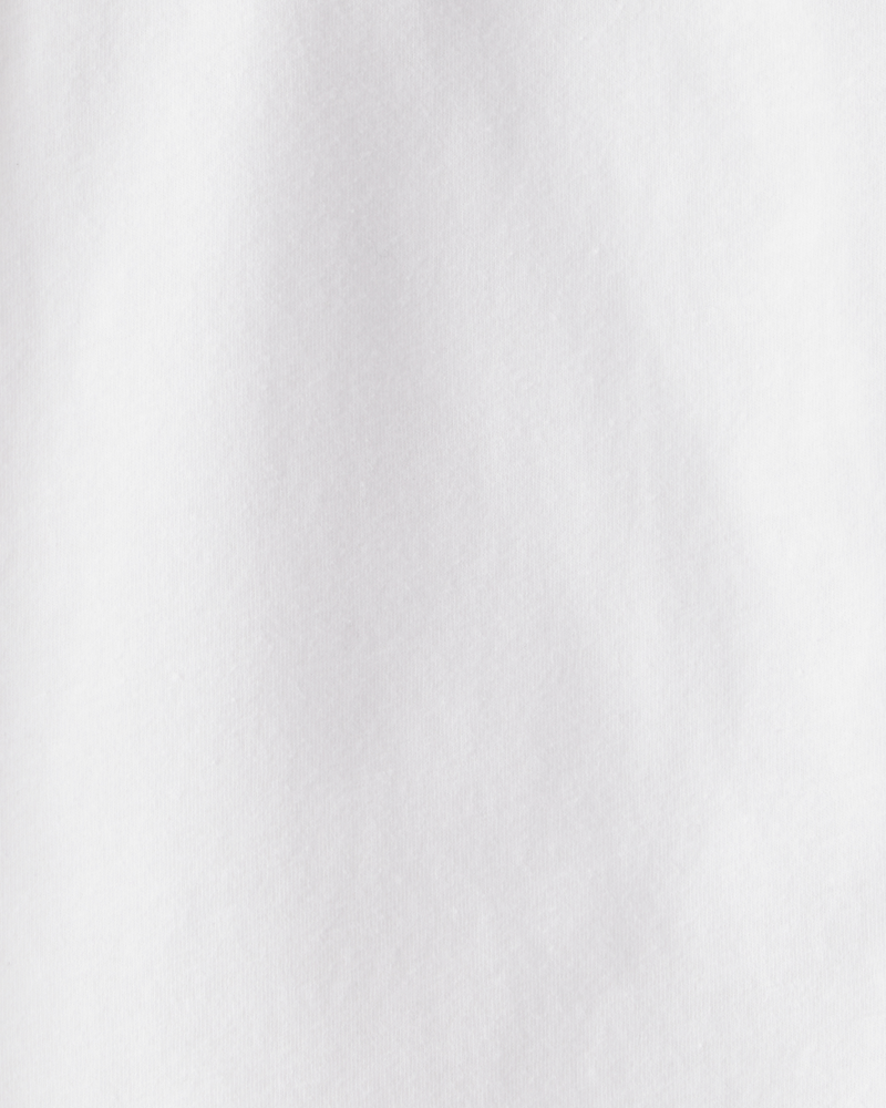 Baby Scalloped Collar Long-Sleeve Bodysuit - White, image 2 of 3 slides