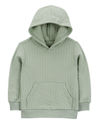 Toddler Hooded Doubleknit Pullover - Green, image 1 of 3 slides