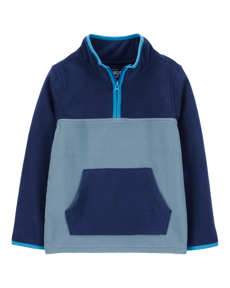 Kid Quarter-Zip Microfleece Pullover, image 1 of 3 slides