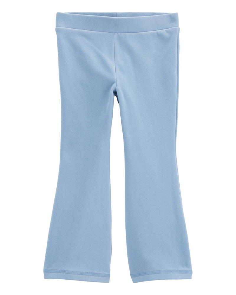Baby Flared-Leg Fleece Pants - Blue, image 3 of 4 slides