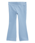 Baby Flared-Leg Fleece Pants - Blue, image 3 of 4 slides