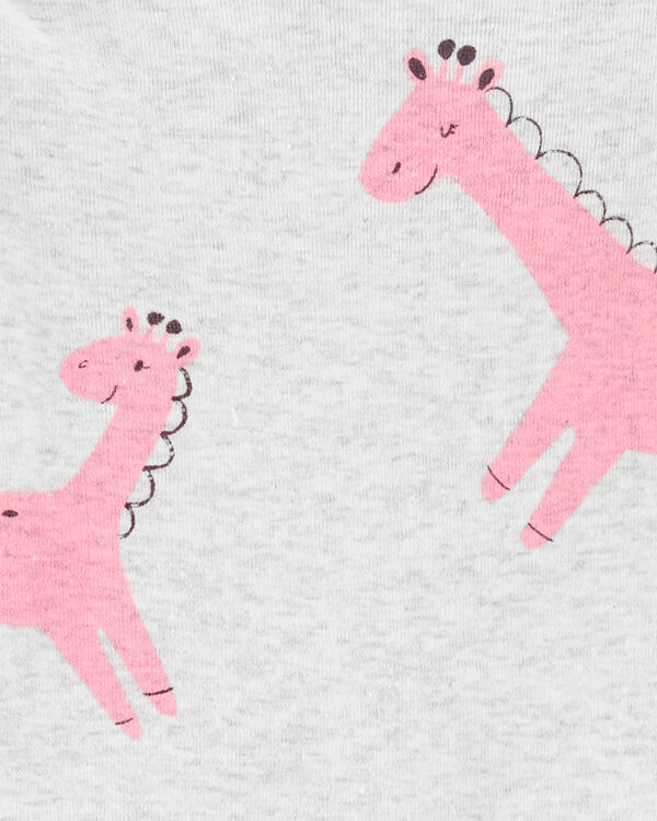 Pink/Grey Baby 3-Piece Giraffe Little Character Set | carters.com
