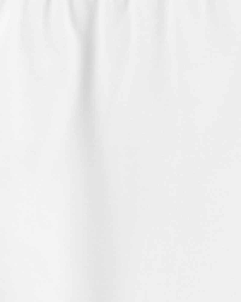 Kid 2-Pack Black & White Cotton Stretch Leggings, image 2 of 4 slides