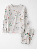 Botanical Print - Toddler Organic Cotton 2-Piece Pajamas Set