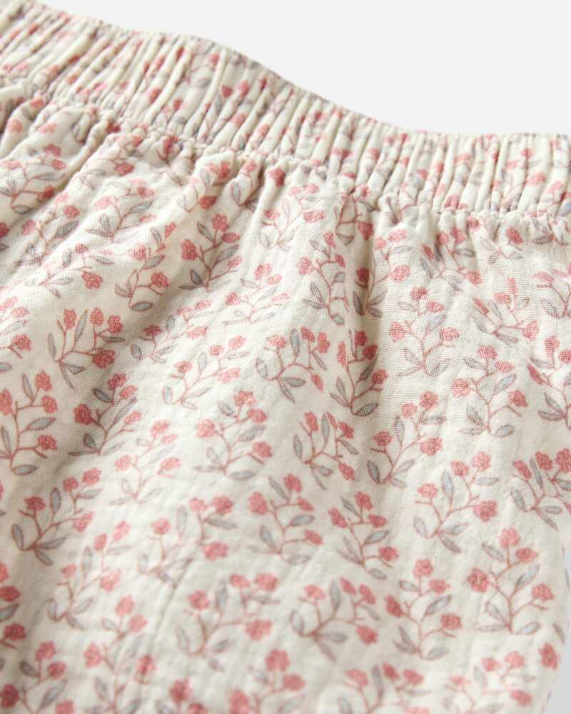 Kid 2-Piece Organic Cotton Flutter Sleeves Set, image 2 of 4 slides