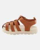 Toddler Boy Casual Sandals - Brown, image 6 of 8 slides